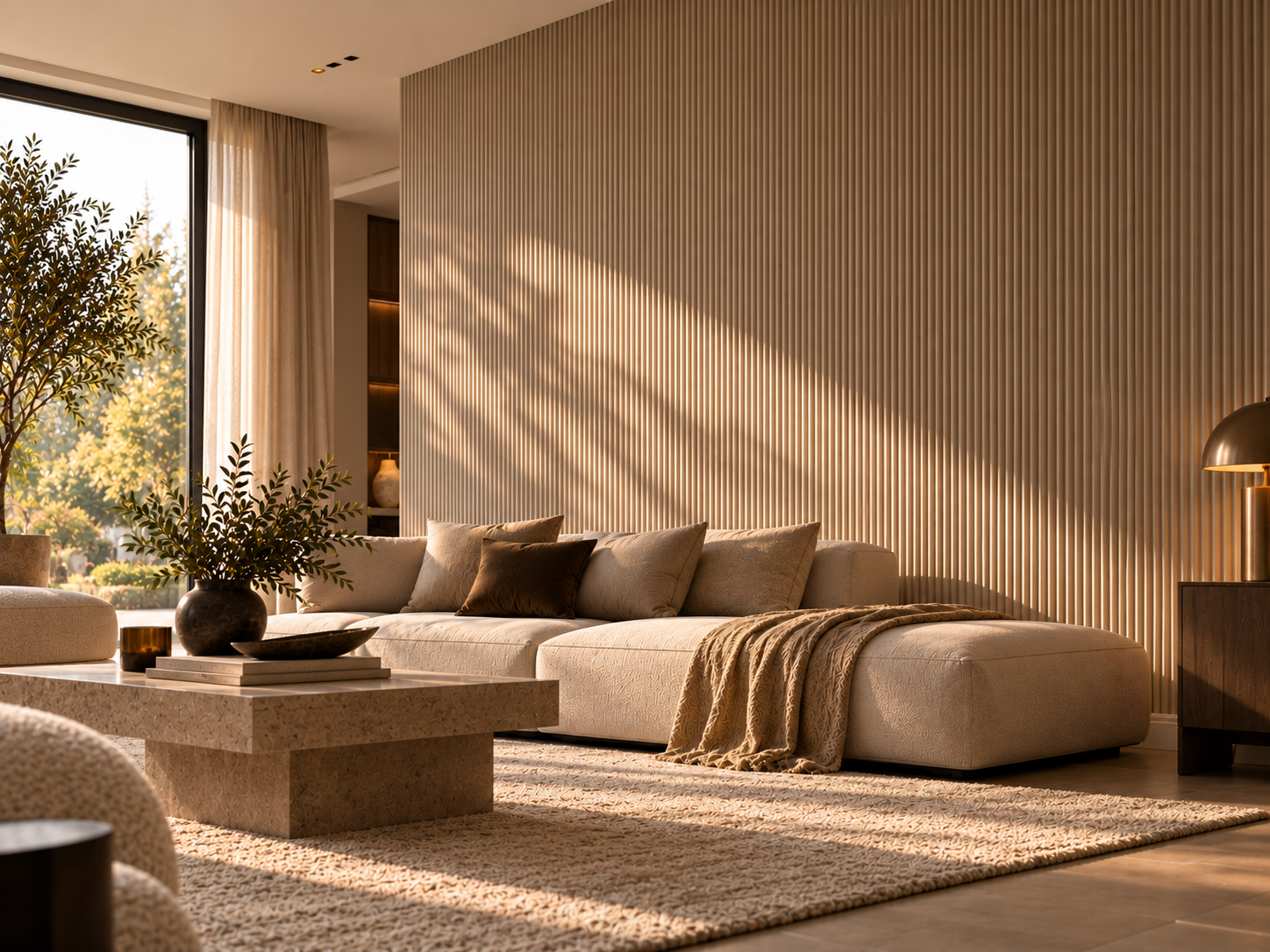 Interieur met Orac wandpanelen als decoratieve wandafwerking